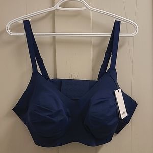 Knix Navy Blue padded v-neck bra size 8